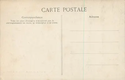 Biblioteca - Gabinete de trabajo del Palacio de Compiègne — Colección especial — Editor L.D. n°30 — Reverso