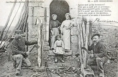 Les Vignerons — As Canções de Jean Rameau ilustradas — Editor Albin-Michel