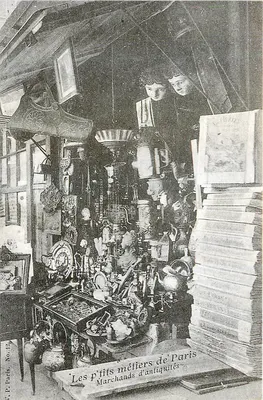 Les p'tits métiers de Paris — Vendedores de antiguidades — V.P. Pautis, No. 12
