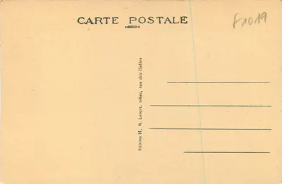 Les Sables-d'Olonne (Vendée) — El Canal y la Torre de Arundel — Edición H. R. Letort — Reverso