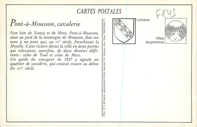 Ponte-a-Mousson - No Bairro - Na Fonte - Editor: Cartes Postales S.A. Genève — Verso