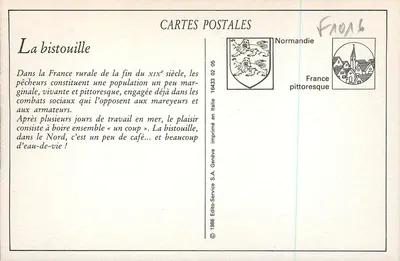 Le Tréport — Quem paga a bistouille? — Editor S.A. Genève — Verso