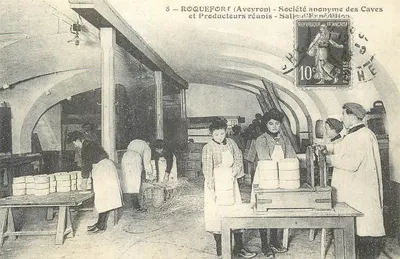 Roquefort (Aveyron) — Sociedade Anônima das Caves e Produtores Reunidos — Sala de Expedição