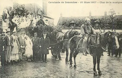 Cavalcade de Senonches — 10 de Março de 1907 — Carro da Música