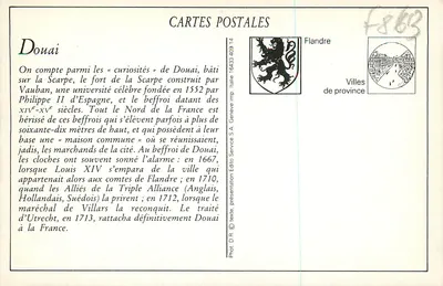 Douai - Plac Thiers i ulica Mairie — Wydawnictwo D.W. n°128 — Rewers