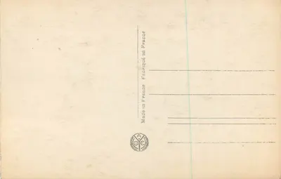 N. Lancret - O Verão — Museu do Louvre — editor JAIN, Paris, n° da carta 463 — Verso