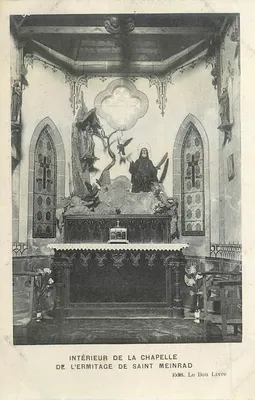 Interior da capela do Ermitério de São Meinrad — Ed. Le Bon Livre