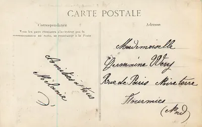 Notre-Dame de Liesse — Le Portail — F. Barnaud, fot.-wyd., Laon — Rewers