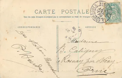 Auvergne - Mont-Dore e o Plateau de l'Angle — G. Delaunay, editor, Clermont-Ferrand — Verso