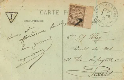 Châteaubriant (L.-Inf.) — Torre do Castelo-Forte — editor S. S. - Rennes — Verso