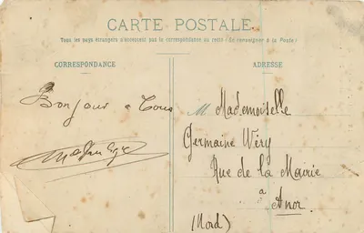 Notre-Dame-de-Liesse — A Fonte Milagrosa — Barnaud, Léon - Depositado — Verso