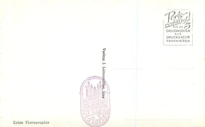 Stift St. Florian — główny ołtarz — wydawca J. Leitennmüller, nr 2247 — Rewers