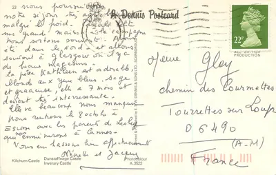 Castelos em Argyll — A.3522 — E.T.W. DENNIS & SONS LTD. — Verso