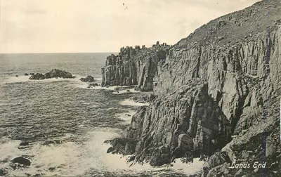 Lands End — vista das falésias e do mar — Valentine's Series