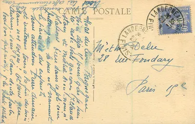 Brignogan - A Roche Tremblante — Fot. A. Thibaut, Toulouse — Verso