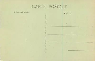 Saumur dawniej — na podstawie starej rzeźby — J. Nozais, Wydawca, Nantes — Rewers