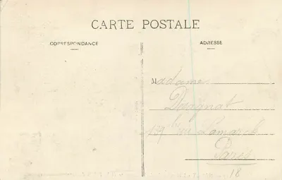 NANCY - Hémicycle de la Carrière i Pałac Rządu — wydawca nieznany, nr 27 — Rewers