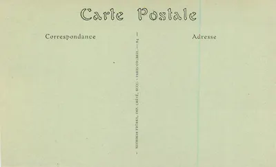 METZ — O Marquês Fabert — Editor Neurdein Frères, Paris — Verso