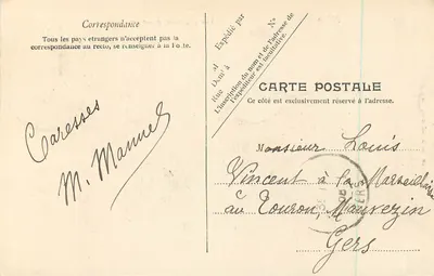 Nice — Ogólny widok, zbudowany z zamku — H. D. Wydawca, Paryż, n°50 — Rewers