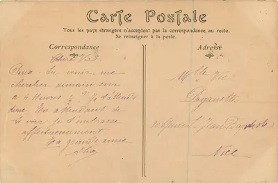 Nice — Vista geral — Editor desconhecido, n° de série 751 — Verso