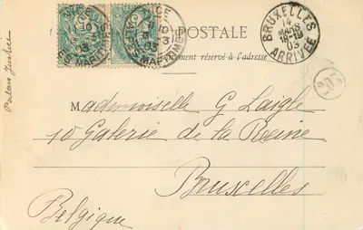 Nice — Promenade des Anglais — Wydawca Gileita, fot. Nice, n° 694 — Rewers