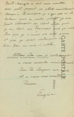 Nizza - La Promenade des Anglais — S.F., Parigi — Verso