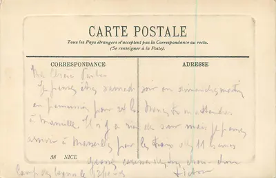 La Pétée - Promenade — Nice — editor L.T. — Verso