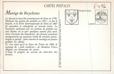 Festa de Carroça. Uma Carrossel de Bicicletas — M.S. & Cie, n°20 — Verso