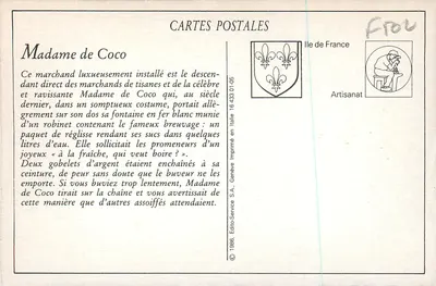 Festa de feira — O Vendedor de Coco — M.S.&Cie, n°30 — Verso