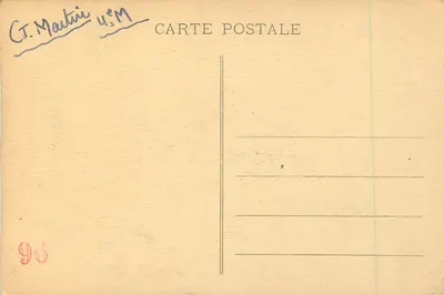 Aven Armand — Grande Stalagmite, 30 metri di altezza — Foto K.-A. Martel, Stampa Arzières e J. Maury, Millau (Aveyron) — Verso