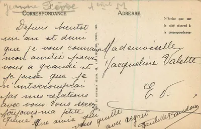 Arcy-sur-Cure — De Grotten. Het Dubbele Pilaar — ND — Achterkant