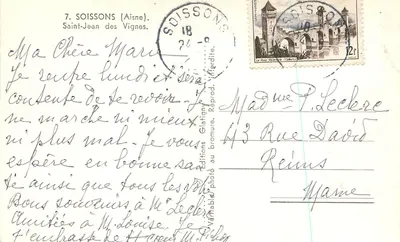 Saint-Jean-des-Vignes — Soissons (Aisne) — Wydawnictwo Glatigny — Rewers
