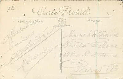 LYON — Najświętsza Maria z Fourvière — Absydę — LL — Rewers