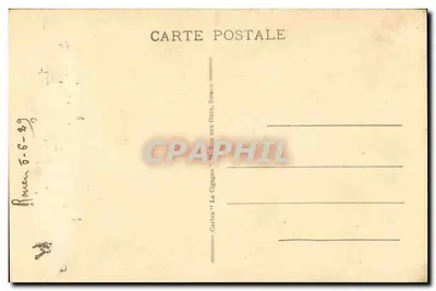 Rouen — Zespół Katedry — Karty 'La Cigogne' nr 139 — Rewers