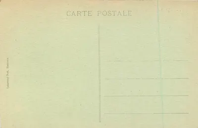 VANNES - L'Hôtel de Ville — uitgever Laurent-Nel, Rennes, n° 2111 — Achterkant