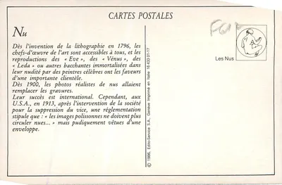 Nudo — O.B. 18 — Édito-Service S.A. — Verso