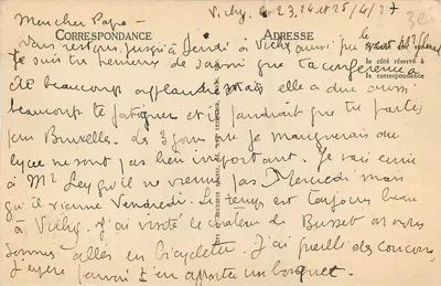 Vichy — Most nad rzeką Allier — LL — Rewers