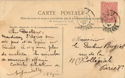 A Via das C.F.D. perto de Saint-Agrève — VIVARAIS — Cliché Louis Bolo, Coleção S.I.V. n°113 — Verso