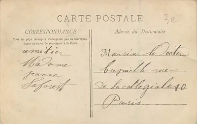 Marseille — Katedra — widok architektoniczny — wydawca nieznany, nr 23 bis — Rewers