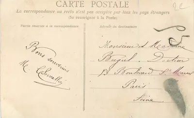 Rennes — Pałac Sądowy — A.G. 20 — Rewers