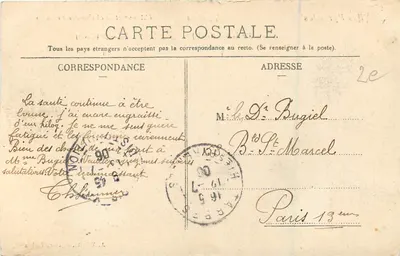 I Pirenei — Tarbes — L'Adour e la catena dei Pirenei — A. Villartie, editrice, Francia — Verso
