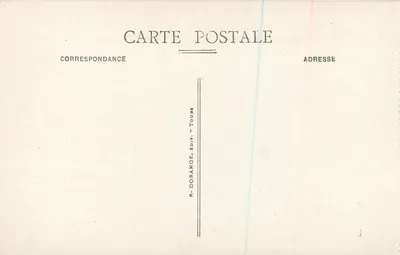 Saumur (M.-et-L.) - Zamek, XV° wiek - Wejście (strona południowa) - R. D. — Rewers
