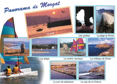 Panorama de Morgat — Crozon — Edições de Arte Josie Chateauneuf, N° 121