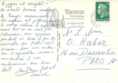 Panorama van Bretagne — Uitgaven van Kunst JOS, Le Doré, n° C 84 — Achterkant