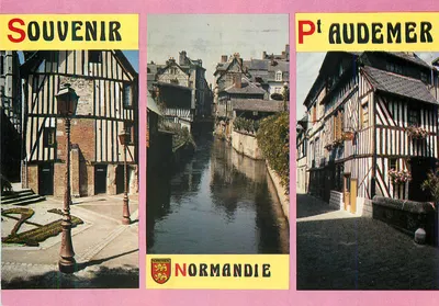 Pont-Audemer — Casas antigas Bras de la Risle — Edições Dubray