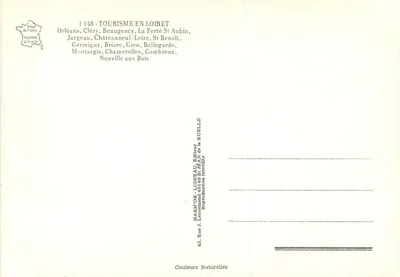Loiret Turístico — 148 — Editor Harmon Lignau — Verso