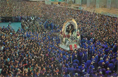 Procissão do Señor de los Milagros — Lima, Peru — editor desconhecido, número de série não visível