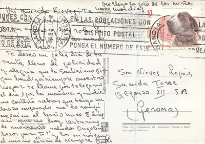 Kościół w Geronie — Barracas Valencianas — FISA - I.G. - Palaudarias, 26 - Barcelone — Rewers