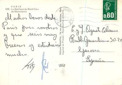 Sacré-Cœur de Montmartre — Paris — Éditions IRIS — Verso