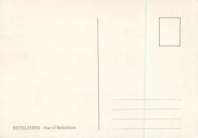 Betelém — Estrela de Betelém — editor não visível — Verso